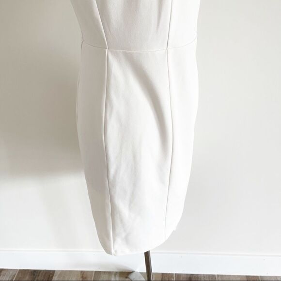 Cece White Halter Mini Dress Cocktail Size 6 - Picture 6 of 8